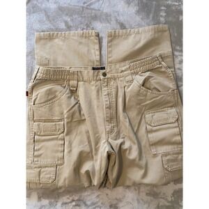 Woolrich Elite Series Tactical Cargo Pants Mens 40x32 Khaki Utility Heavy Duty‎